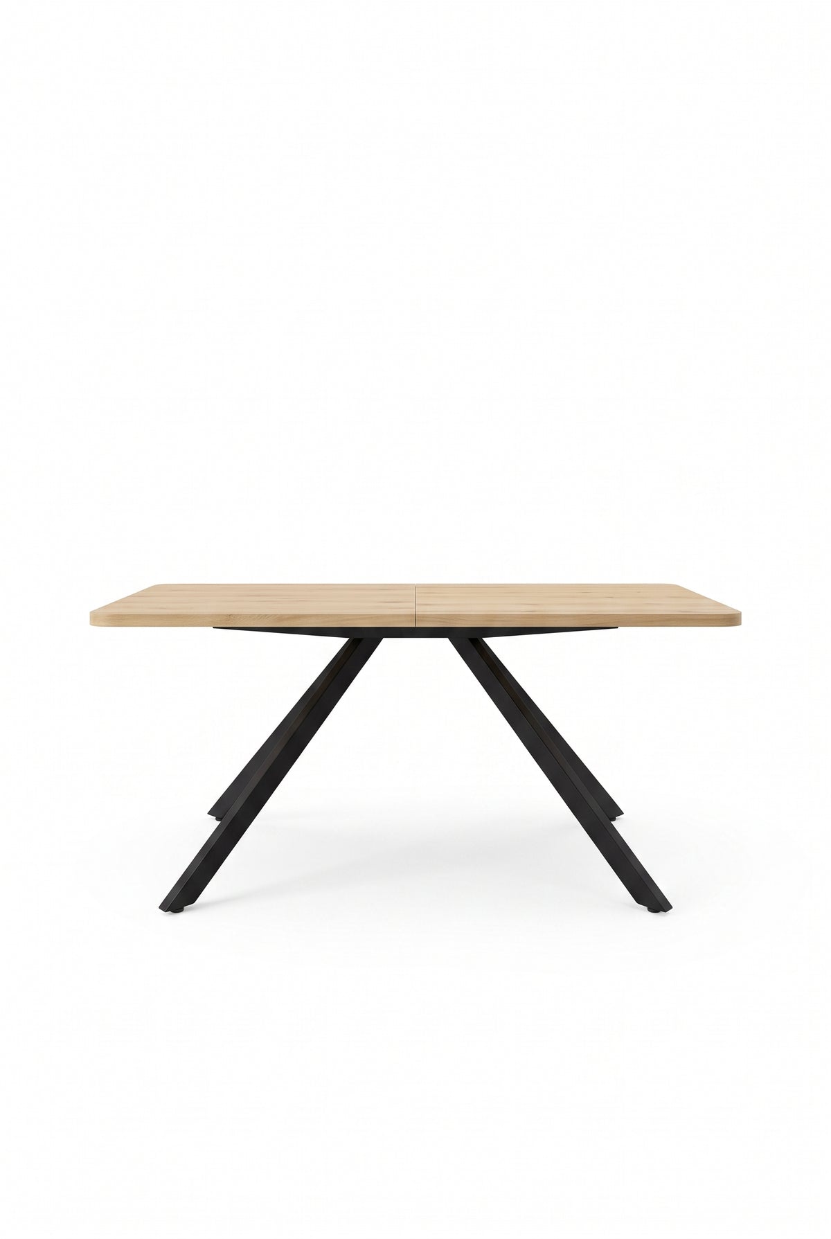 Table à manger extensible 160 à 240 cm, 6 à 10 personnes, charge 100 kg, sur fond blanc