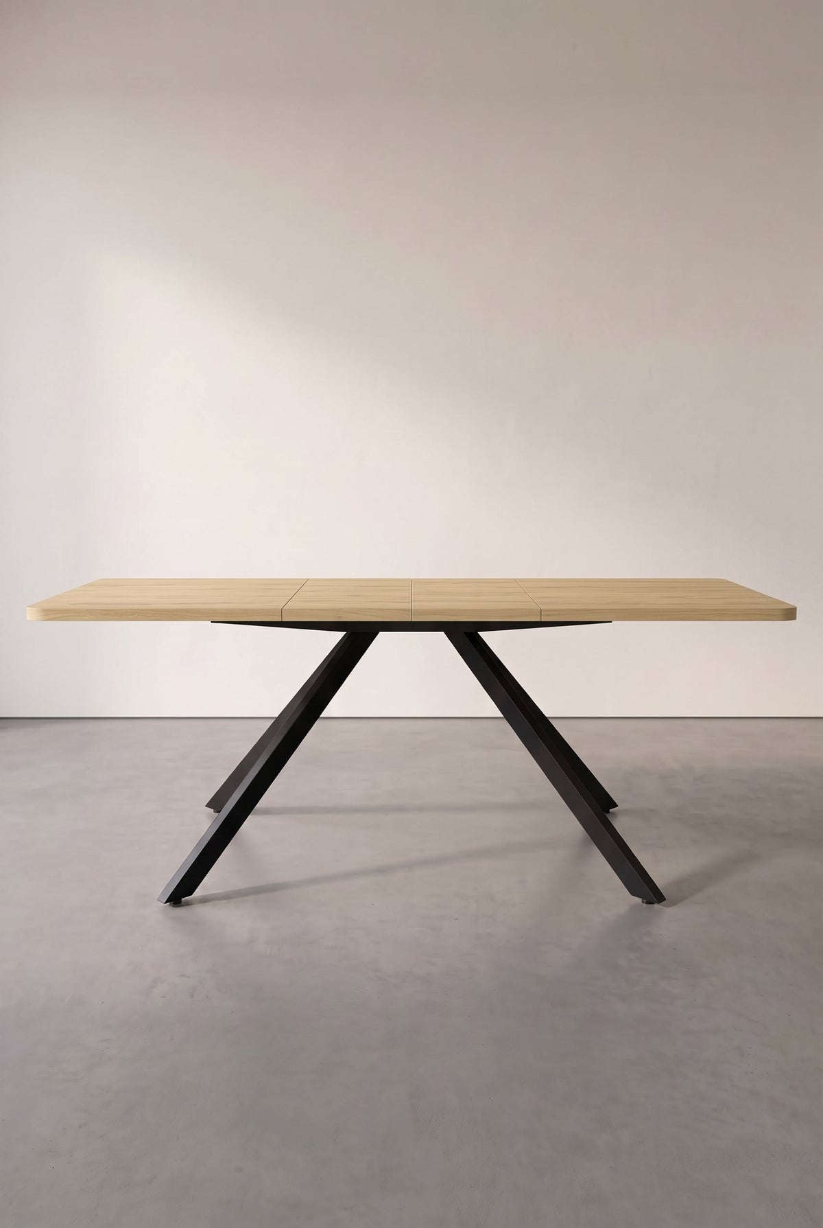 Table à manger extensible 160 à 240 cm, 6 à 10 personnes, charge 100 kg, dépliée